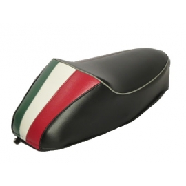 SADDLE VESPA 50 WITH HUMP WITH REAR ITALIAN FLAG