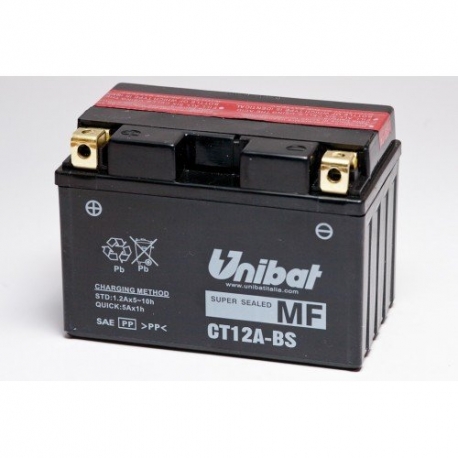 BATTERIA MOTO CT12ABS UNIBAT