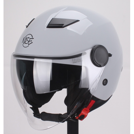 CASCO 202 MODELLO DOPPIA VISIERA (GRIGIO)