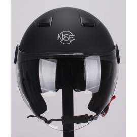 CASCO NSE202 MODELLO DOPPIA VISIERA (NERO)